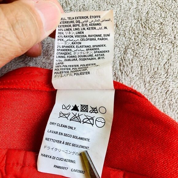 Bebe Women’s Low Rise Short Linen Shorts - Picture 6 of 8